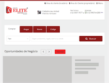 Tablet Screenshot of grupoeliteimoveis.com.br